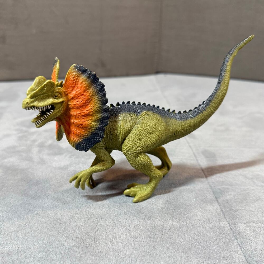 Boley Dilophosaurus Green Dinosaur Animal Prehistoric Figurine Action Figure Toy